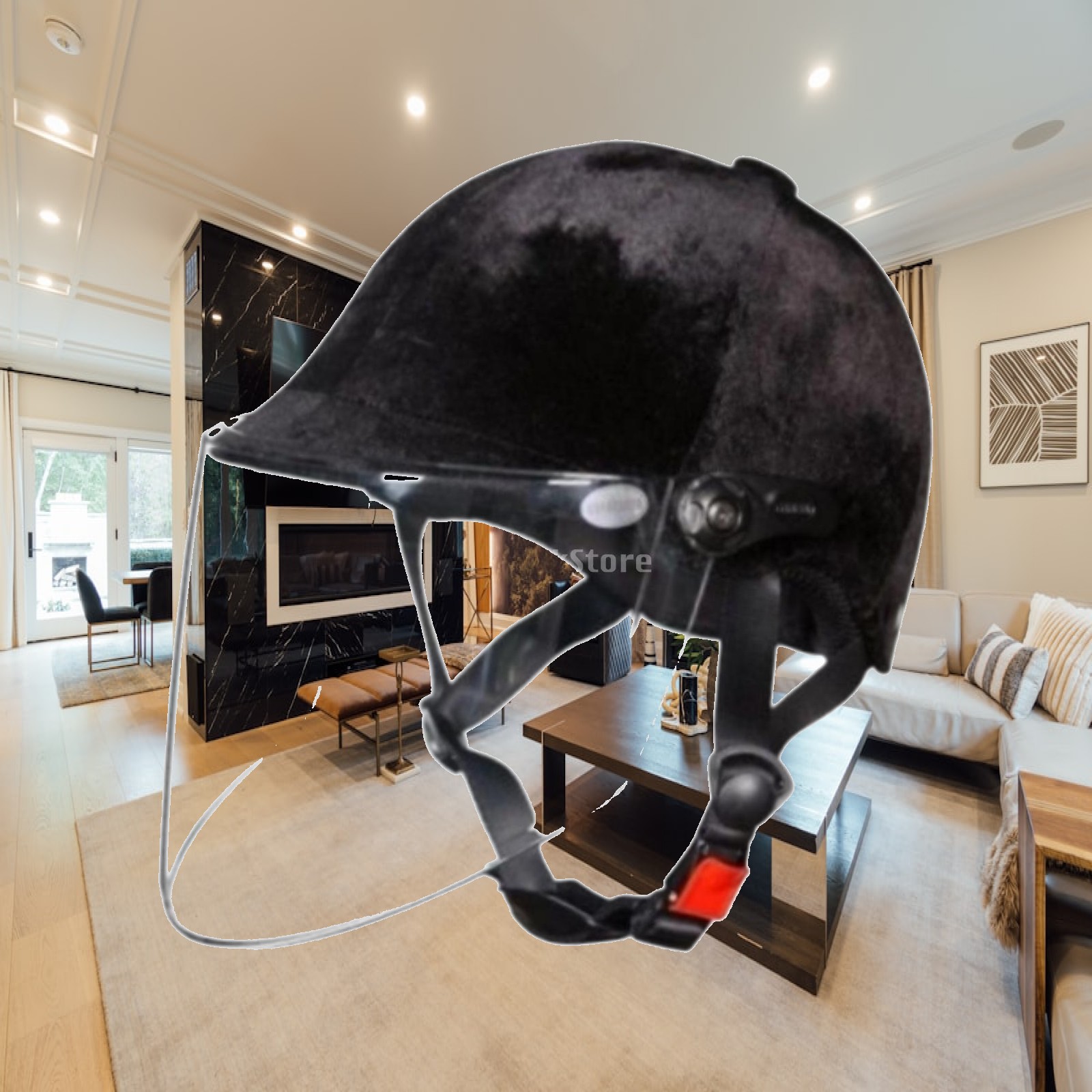 Equestrian Helmet - หมวกขี่ม้าแบบปรับได้ ระบายอากาศได้ดี น้ำหนักเบา หมวกขี่ม้าสำหรับเด็ก หมวกสำหรับเด็กและเยาวชน สำหรับการฝึกขี่จักรยานกลางแจ้ง
