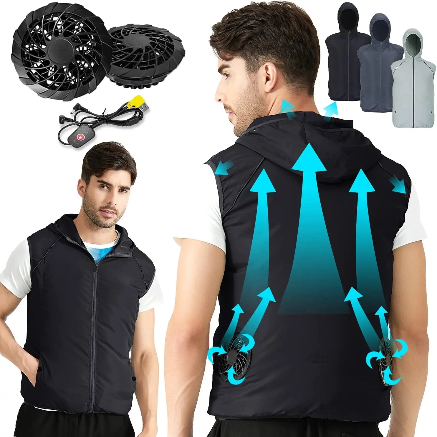 Outdoor Sport Jacket Women'S - เสื้อกั๊กกันแดดกันลมสำหรับฤดูร้อน น้ำหนักเบา แบรนด์ดัง เหมาะสำหรับผู้ชายและผู้หญิง ใส่เที่ยว ออกกำลังกาย