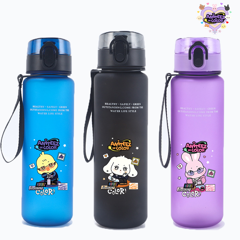 Outdoor Sportsman Group - ขวดน้ำ ATEEZ ขนาด 650 มล. ลายวงเคป๊อป