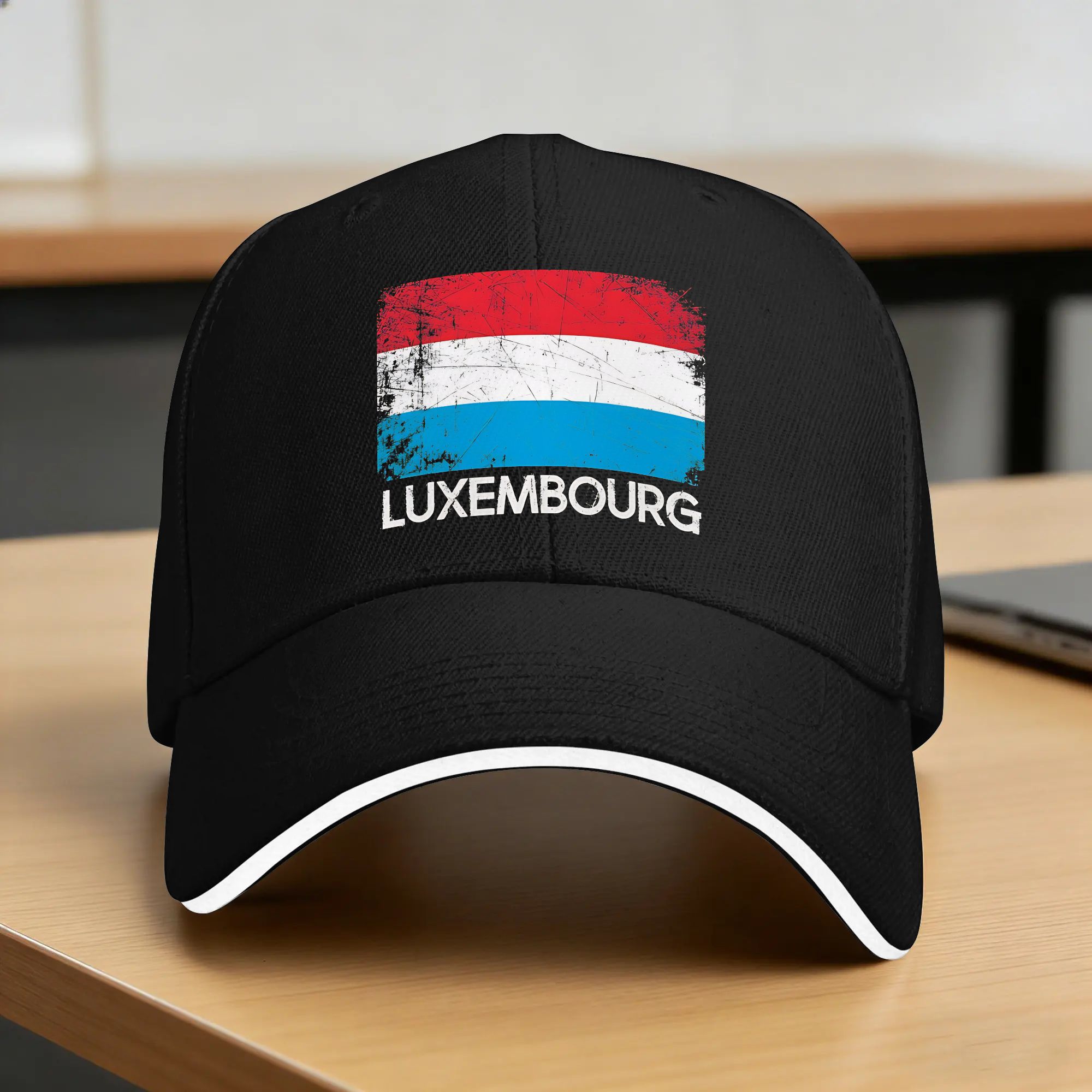 Outdoor Sport Luxembourg - แผนที่ธงชาติลักเซมเบิร์ก หมวกเบสบอล หมวกคนขับรถบรรทุกสุดเก๋ ฤดูร้อน หญิง ชาย