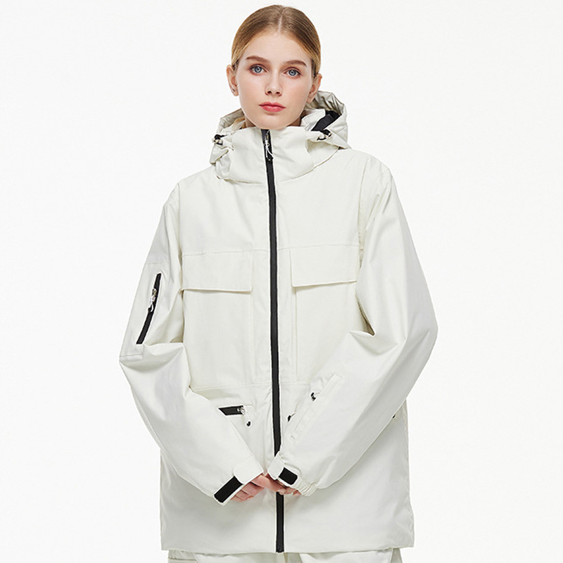 Outdoor Sport Jacket Women'S - เสื้อโค้ทสำหรับผู้ชายเล่นสโนว์บอร์ดกันน้ำได้, เสื้อแจ็คเก็ตสกีมีฮู้ดเสื้อกันลมรถจักรยานยนต์เสื้อผ้ากันหิมะสำหรับผู้หญิง