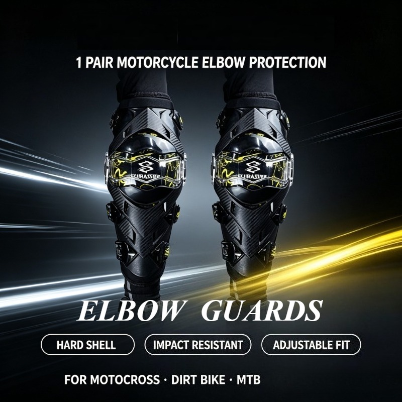 Mtb Elbow Pad - 1 คู่ อุปกรณ์ป้องกันข้อศอกสำหรับผู้ใหญ่สำหรับกิจกรรมกลางแจ้ง ใช้กับมอเตอร์ไซค์ โมโตครอส มอเตอร์ไบค์