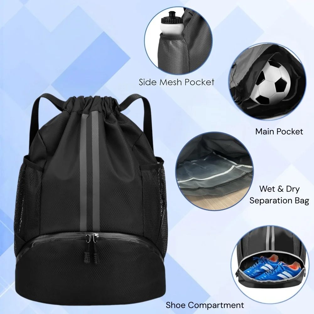 กระเป๋าเป้กีฬาแบบมีเชือกผูก, ก - Outdoor Sport Bag บทวิจารณ์และราคา