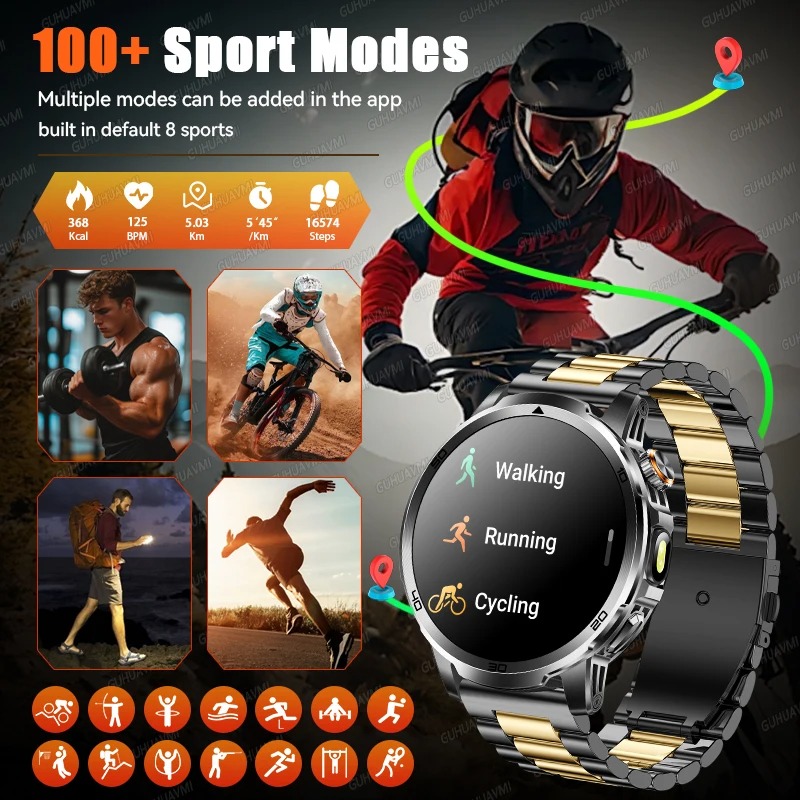 สมาร์ทวอทช์ผู้ชายรุ่นใหม่สำหรั - Definition Of Outdoor Sport บทวิจารณ์และราคา
