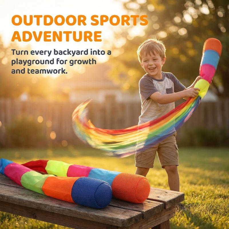 ของเล่นลูกบอลสายรุ้งแบบอินเทอร - Outdoor Sport Activities For Kids บทวิจารณ์และราคา