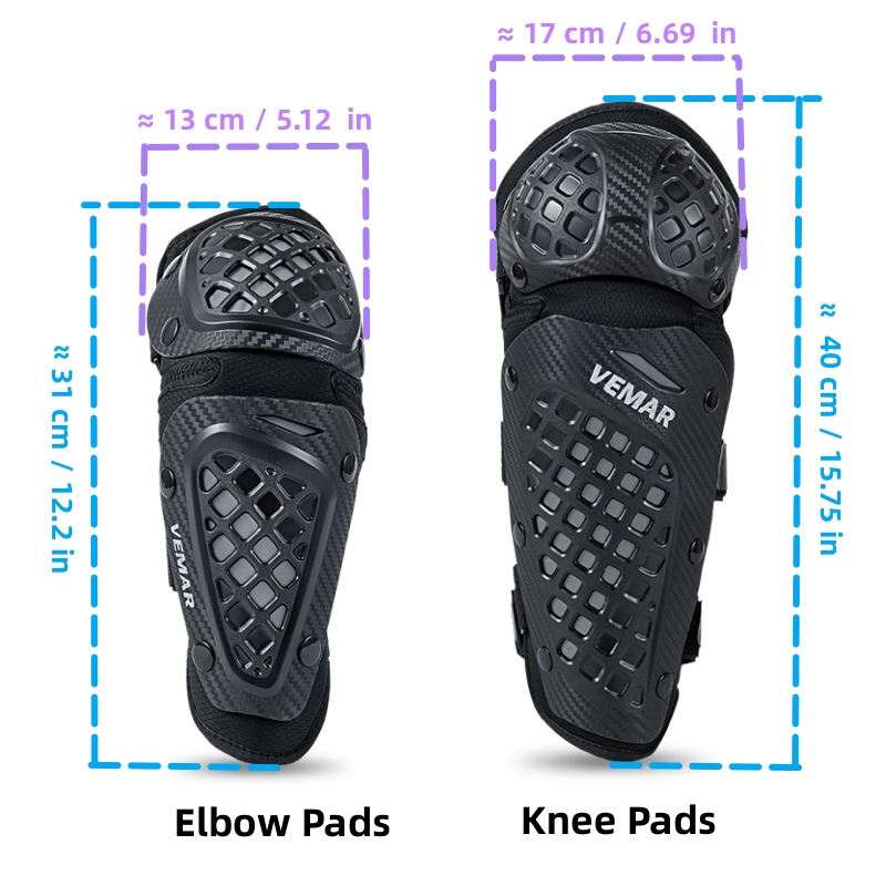 ชุดสนับเข่าและข้อศอก VEMAR สำห - Mtb Elbow Pad บทวิจารณ์และราคา