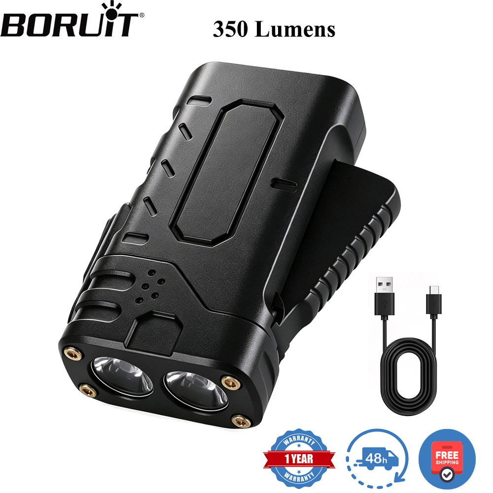BORUIiT ไฟฉาย LED แบบหมุนมือ E - Outdoor Sport Activity บทวิจารณ์และราคา