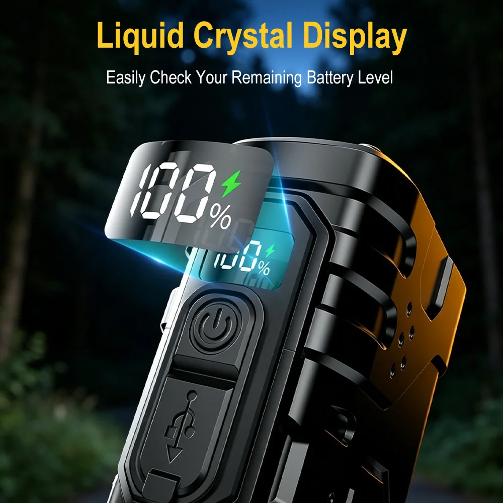 BORUIiT ไฟฉาย LED แบบหมุนมือ E - Outdoor Sport Activity บทวิจารณ์และราคา