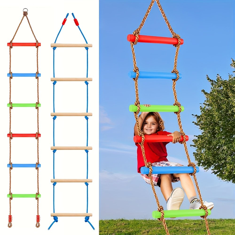 บันไดปีนป่ายหลากสีสำหรับเด็ก 1 - Outdoor Sport Activities For Kids บทวิจารณ์และราคา