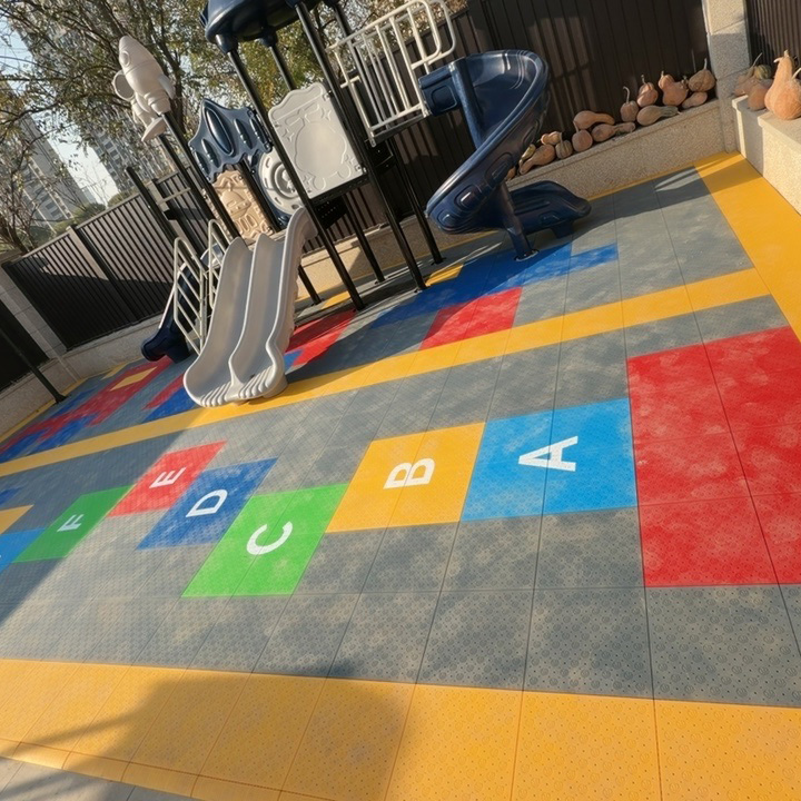 กระเบื้องปูพื้นสนามบาสเก็ตบอลแ - Outdoor Sport Floor Tiles บทวิจารณ์และราคา