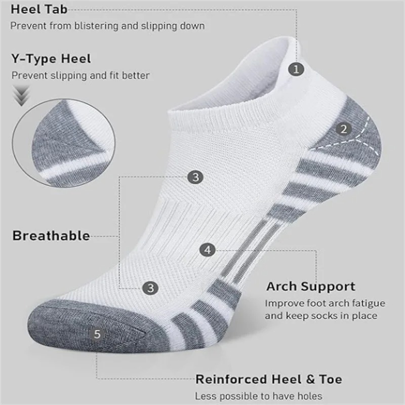 ถุงเท้าแบบไม่มีเชือกผูก ข้อสั้ - Outdoor Sport Activity บทวิจารณ์และราคา