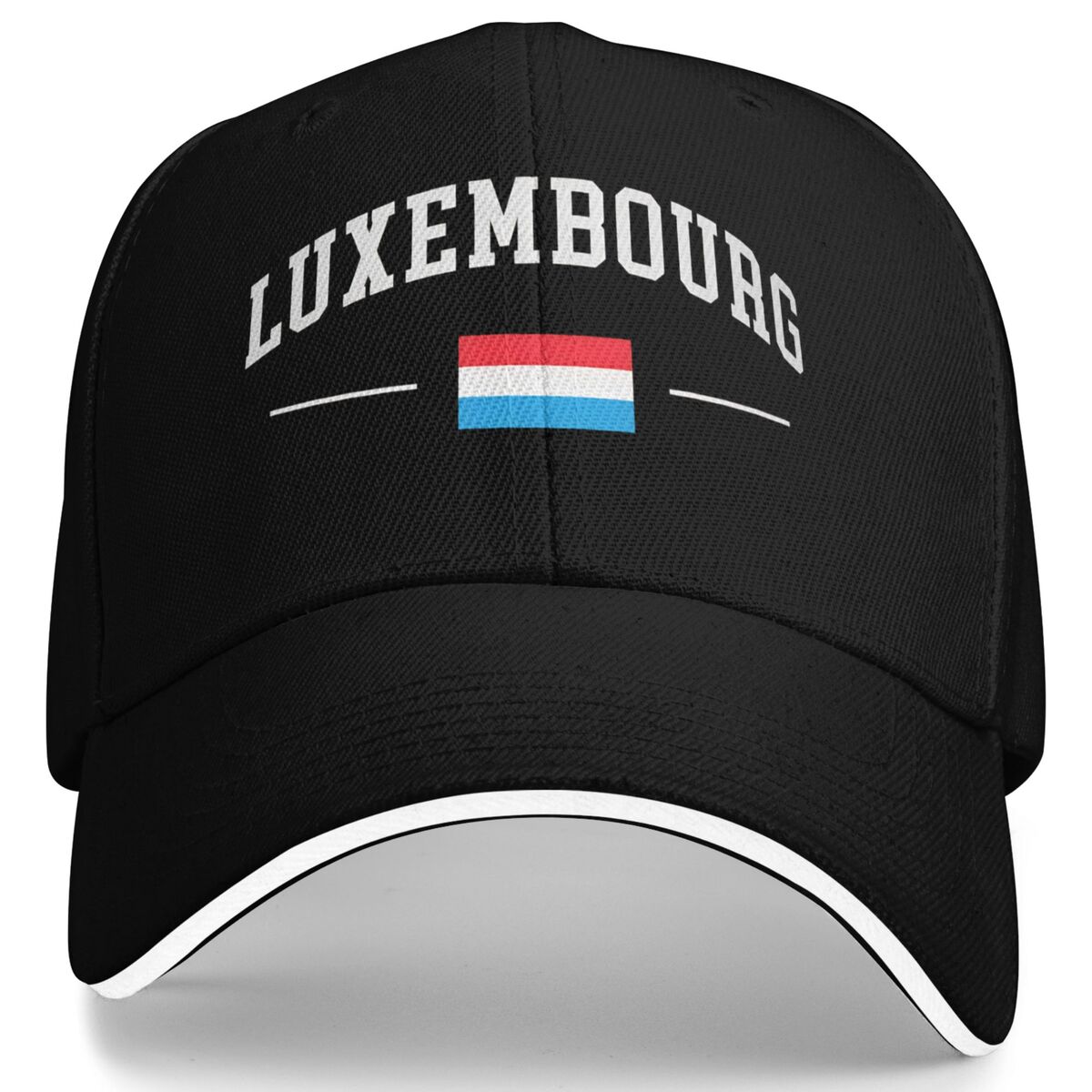 หมวกเบสบอลลำลองลายธงชาติลักเซม - Outdoor Sport Luxembourg บทวิจารณ์และราคา
