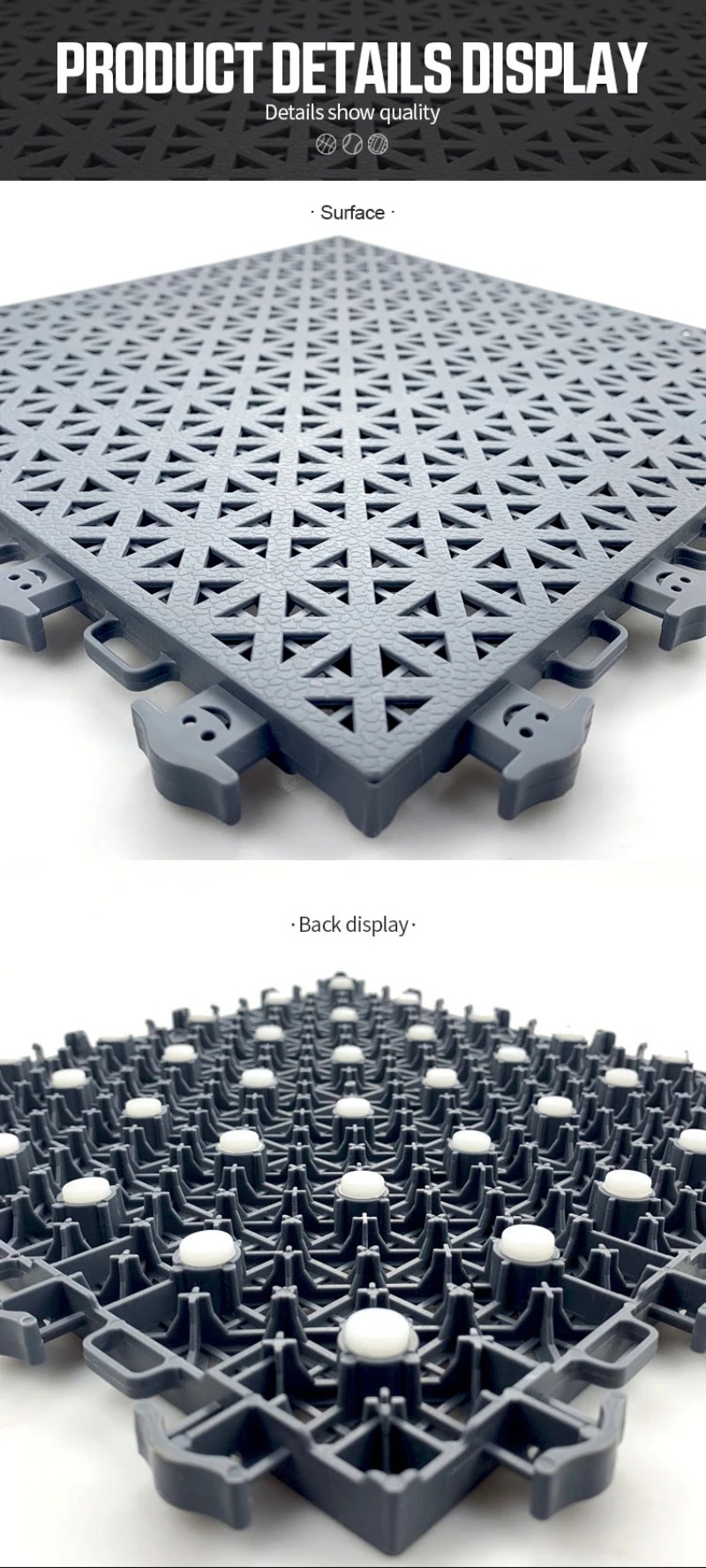 แผ่นปูพื้นศาล PP พิคเกิลบอลแบบ - Outdoor Sport Floor Tiles บทวิจารณ์และราคา